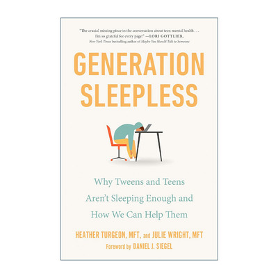 英文原版 Generation Sleepless 困世代 为何你的孩子总是睡不饱 青少年睡眠问题 Heather Turgeon 英文版 进口英语原版书籍