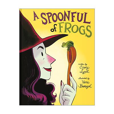 英文原版 A Spoonful of Frogs 一勺青蛙 精装绘本 万圣节 英文版 进口英语原版书籍