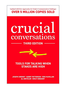 英文原版 Crucial Conversations 关键对话 如何高效能沟通 第3版 英文版 进口英语原版书籍