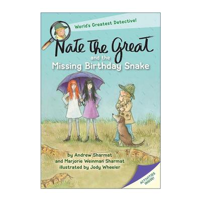 英文原版 Nate the Great and the Missing Birthday Snake 小侦探内特系列28 失踪的生日蛇 儿童推理章节桥梁书 进口英语原版书籍