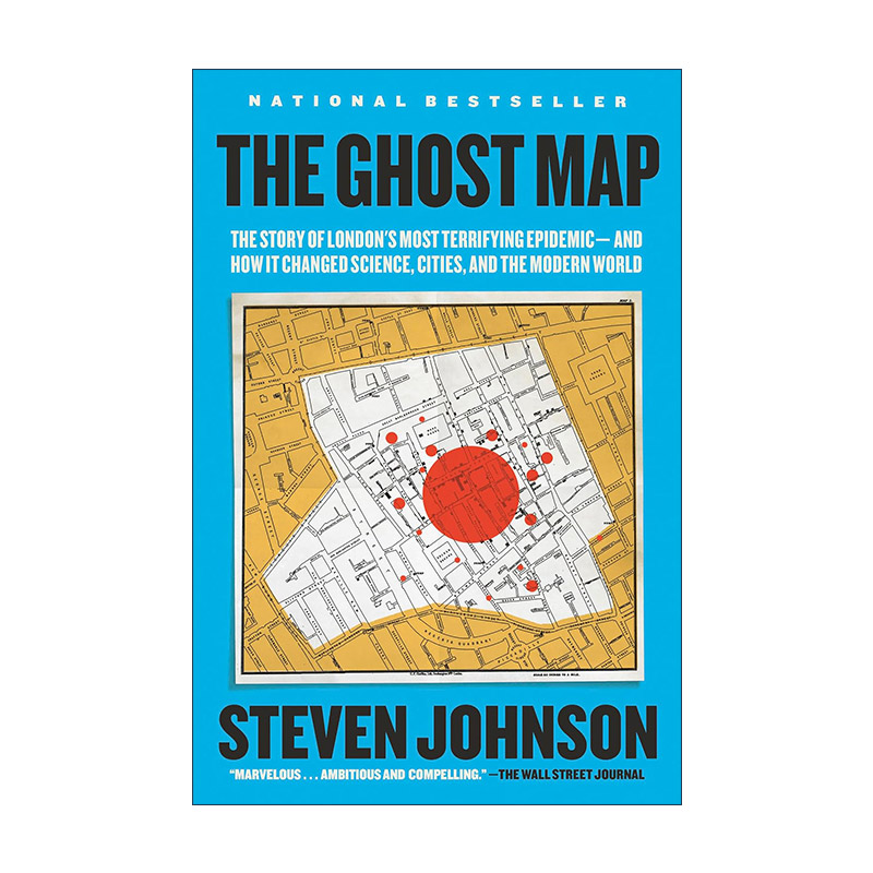 英文原版 The Ghost Map 死亡地图 伦敦瘟疫如何重塑今天的城市和世界 我们如何走到今天作者Steven Johnson史蒂文·约翰逊