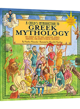 英文原版 A Child's Introduction to Greek Mythology 我的第一本希腊神话故事书 精装 英文版 进口英语原版书籍