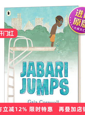 英文原版 Jabari Jumps 贾巴里跳水 Gaia Cornwall 关于勇气的图书 儿童启蒙精美故事绘本 英文版 进口英语原版书籍