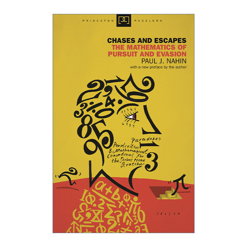 英文原版 Chases and Escapes 追逐与逃避 追逐与逃避的数学 修订版 Paul J. Nahin 英文版 进口英语原版书籍