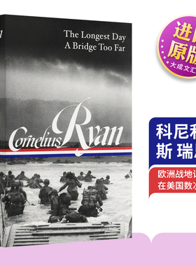 英文原版 Cornelius Ryan The Longest Day 科尼利厄斯 瑞恩 精装 英文版 Cornelius Ryan 进口英语原版书籍