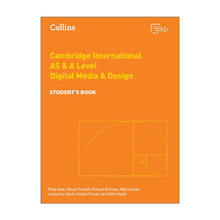 International 剑桥国际高中电子媒体与设计 Book Digital Collins Cambridge Media Student’s 英文原版 Design Level