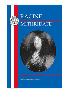 英文原版 Racine Mithridate 法语文本系列 让·拉辛戏剧 米特里亚德 Gustave Rudler 英文版 进口英语原版书籍