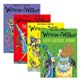 Winnie the Witch 英文原版 女巫温妮魔法绘本4册套装 女巫温妮系列 吴敏兰书单 英文版进口原版儿童英语书籍正版
