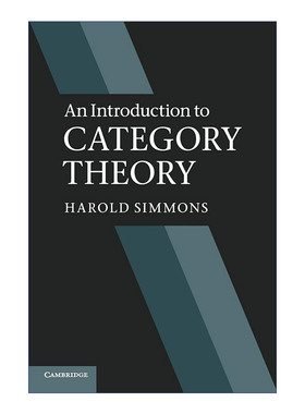 英文原版 An Introduction to Category Theory 范畴论导论 Harold Simmons 英文版 进口英语原版书籍