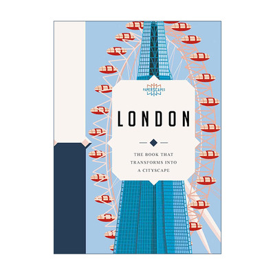 英文原版 Paperscapes London 纸上风采 伦敦 精装礼物书 精装 英文版 进口英语原版书籍