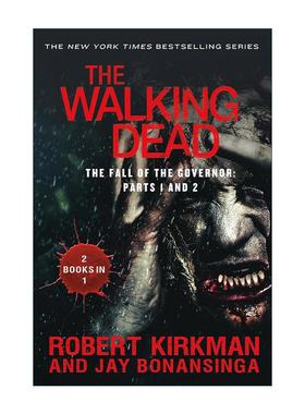 英文原版 The Walking Dead The Fall of the Governor Parts 1 and 2 尸走肉 州长的衰落2合1 影视小说 英文版 进口英语原版书籍