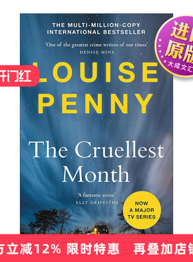 英文原版 The Cruellest Month 凶屋的诅咒 侦探悬疑推理小说 伽马什探长系列 露易丝·佩妮Louise Penny 英文版进口英语原版书籍