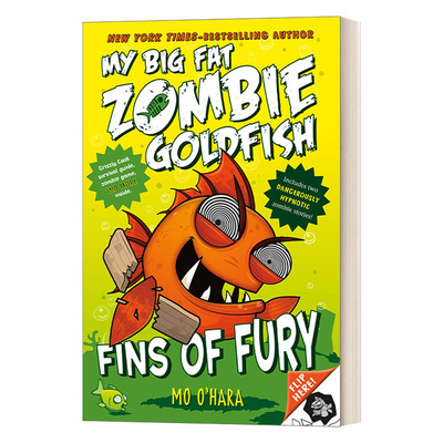 英文原版 Fins of Fury  My Big Fat Zombie Goldfish大胖丧尸金鱼系列3 英文版 进口英语原版书籍