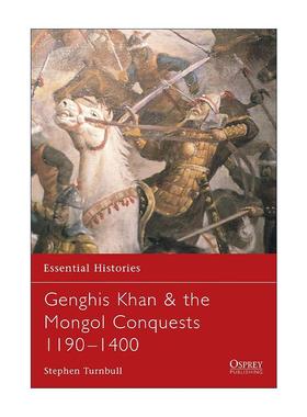 英文原版 Genghis Khan & the Mongol Conquests 成吉思汗与蒙古军征 1190–1400年 全彩插画战争历史系列 进口英语原版书籍