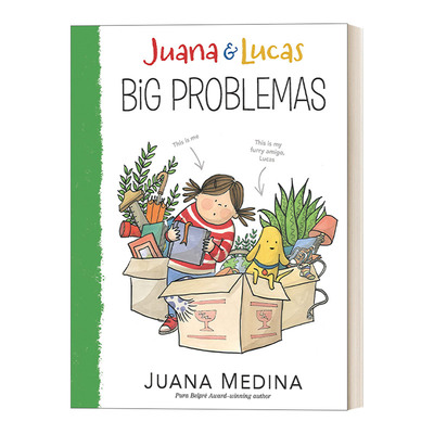 英文原版 Juana and Lucas 2 Big Problemas 胡安娜和卢卡斯系列2 6-9岁儿童章节桥梁故事书 美国小学暑期阅读书单 Juana Medina