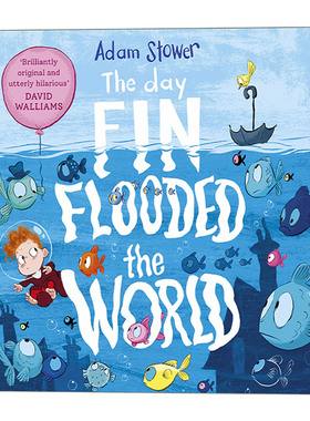 英文原版 The Day Fin Flooded the World 小菲淹没世界的那一天 幽默故事儿童绘本 英文版 进口英语原版书籍