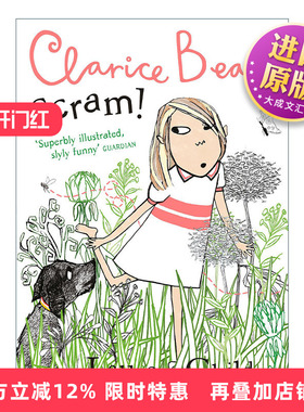 英文原版 Clarice Bean — Scram! 小豆芽成长系列 吓人的狗 儿童幽默成长章节小说 英文版 进口英语原版书籍