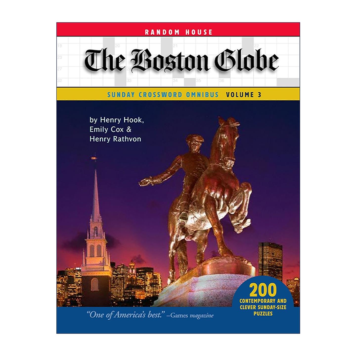英文原版 The Boston Globe Sunday Crossword Omnibus  Volume 3 波士顿环球报周日填字游戏精选集 卷三 英文版进口英语原版书籍
