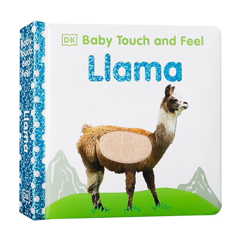 baby touch and feel llama dk宝宝触摸书 骆驼 英文版 进口英语原版
