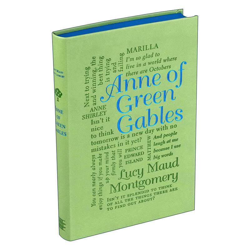 英文原版 Anne of Green Gables 绿山墙的安妮 第2版 软精装皮质封面词云经典 Word Cloud Classics 英文版 进口英语原版书籍