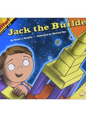 英文原版 Mathstart Level 1 Jack the Builder 数学启蒙绘本1级 英文版 进口英语原版书籍