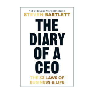 英文版 书籍 CEO日记 史蒂文·巴特利特 CEO Diary 进口英语原版 英文原版 33条商业与生活法则 The