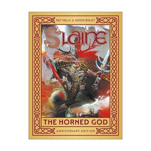 有角之神 周年纪念版 进口英语原版 Slaine 书籍 英文版 杀戮 西蒙·比斯利 英文原版 漫画