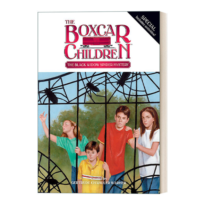 英文原版 The Boxcar Children Specials#21 The Black Widow Spider Mystery 棚车少年特辑#21黑寡妇蜘蛛之谜 英文版 进口英语书