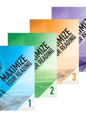 英文原版教材 优化你的英语阅读水平1-4册套装 Maximize Your Reading 培生阅读指导书