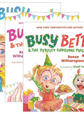 英文原版 Busy Betty 忙碌的贝蒂系列3册 儿童精装绘本 Xindi Yan插画 Reese Witherspoon 英文版 进口英语原版书籍