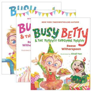 忙碌 书籍 进口英语原版 Yan插画 Busy Betty Reese 儿童精装 贝蒂系列3册 英文版 英文原版 绘本 Witherspoon Xindi
