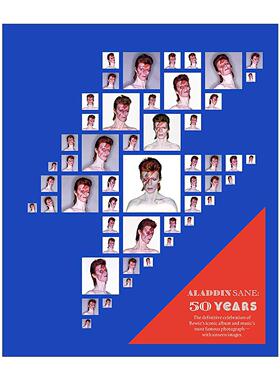 英文原版 Aladdin Sane 50 大卫鲍伊 经典专辑50周年纪念精装 英文版 进口英语原版书籍