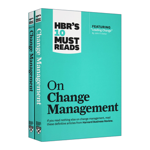 HBR 變革管理 Must 2冊套裝 哈佛商業(yè)評論管理 Change 書籍 英文原版 Collection Reads Management 進口原版 Volume