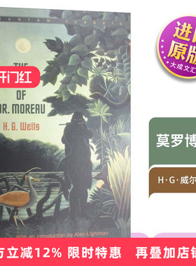 英文原版 The Island of Dr. Moreau 莫罗博士岛 H.G. Wells  正版原版书籍 英语小说
