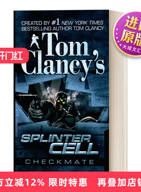 英文原版 Tom Clancy's Splinter Cell 03 Checkmate 汤姆克兰西细胞分裂3 将死 惊悚悬疑军事小说 David Michaels 进口书籍