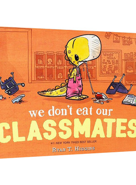 精装 英文原版绘本 We Don't Eat Our Classmates 我们不吃同学 儿童睡前童话寓言故事书 英文版
