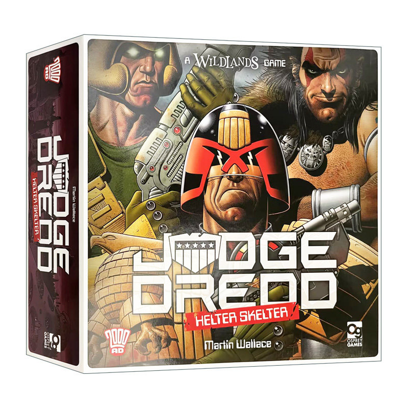 英文原版 Judge Dredd  Helter Skelter 特警判官 手忙脚乱 荒野大陆桌游系列 英文版 进口英语原版书籍
