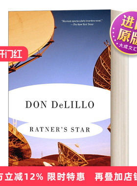 英文原版 Ratner's Star Vintage Contemporaries 拉特纳之星 幽默科幻小说 美国国家图书奖获得者Don Delillo 英文版 进口英语书