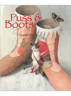 英文原版绘本 Puss and Boots 穿长靴的猫 经典童话故事 儿童精装绘本 Ayano Imai 英文版 进口英语原版书籍