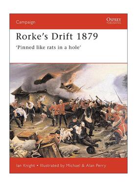 英文原版 Rorke's Drift 1879 祖鲁战争罗克渡口战役 战争历史系列 英文版 进口英语原版书籍