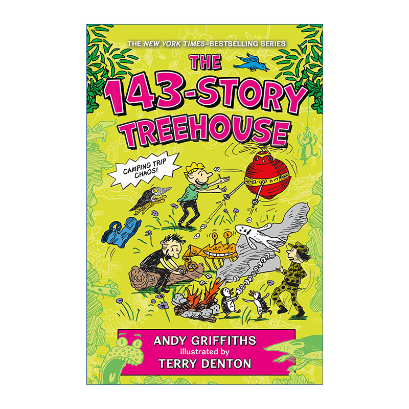 英文原版 The 143-Story Treehouse Camping Trip Chaos! 小屁孩树屋历险记143层树屋故事 精装 英文版 进口英语原版书籍