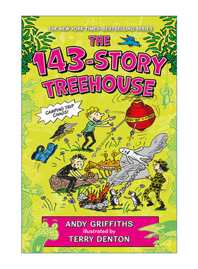 英文原版 The 143-Story Treehouse Camping Trip Chaos! 小屁孩树屋历险记143层树屋故事 精装 英文版 进口英语原版书籍