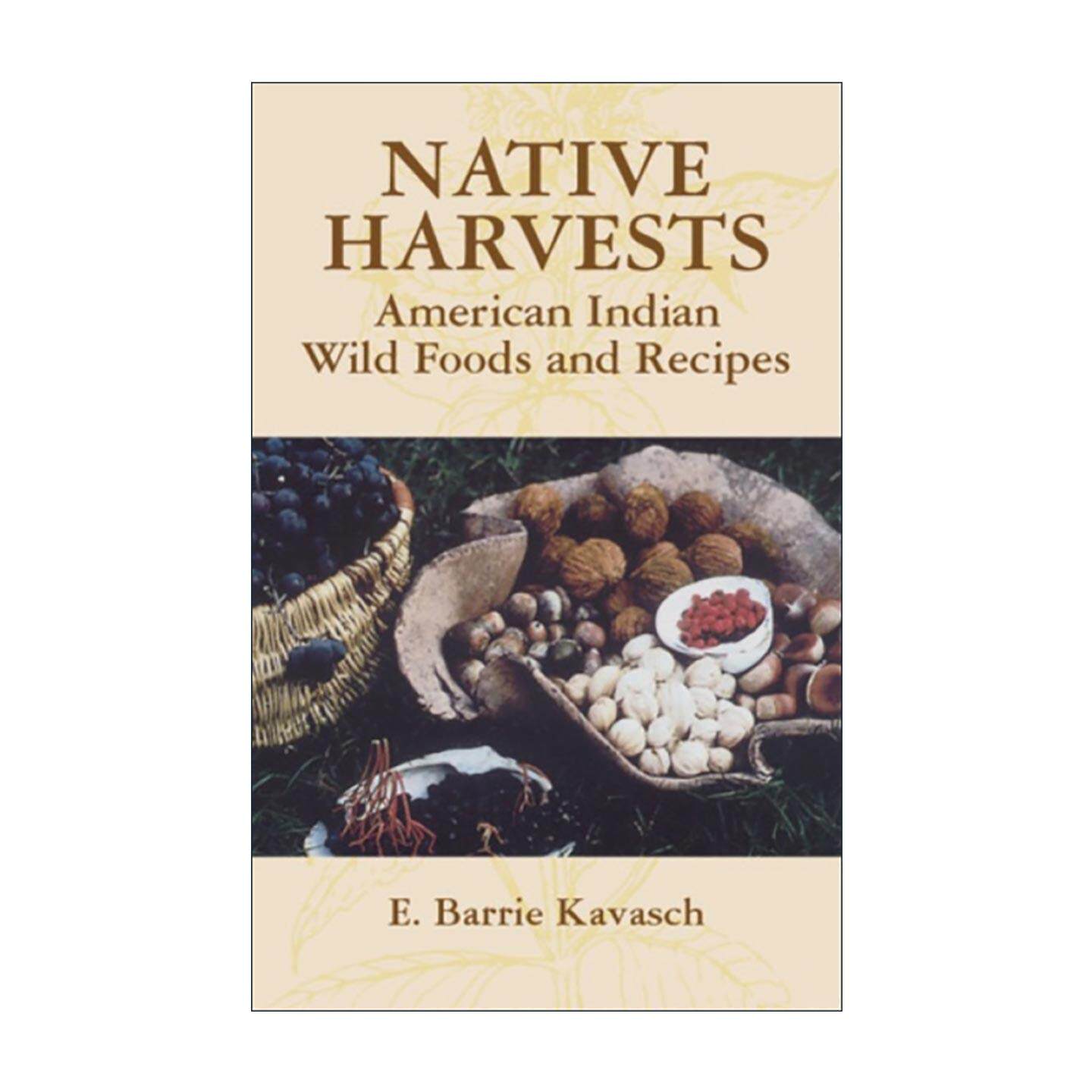 英文原版 Native Harvests 原生收获 美洲印第安人的野生食材与食谱 土著食物烹饪指南 草药 英文版 进口英语原版书籍
