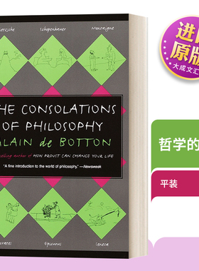 英文原版 The Consolations of Philosophy Vintage International 哲学的慰藉 Alain de Botton阿兰 德波顿 英文版 进口英语书籍
