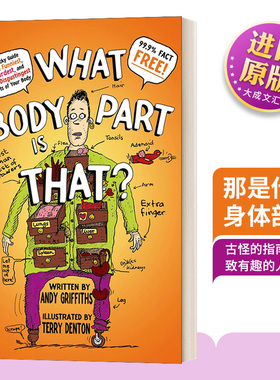 英文原版 What Body Part Is That 那是什么身体部位 英文版 Andy Griffiths 进口英语原版书籍