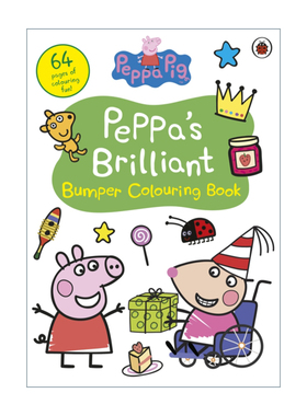 英文原版 Peppa Pig Peppa's Brilliant Bumper Colouring Book 小猪佩奇涂色书 为佩奇的冒险上色 英文版 进口英语原版书籍