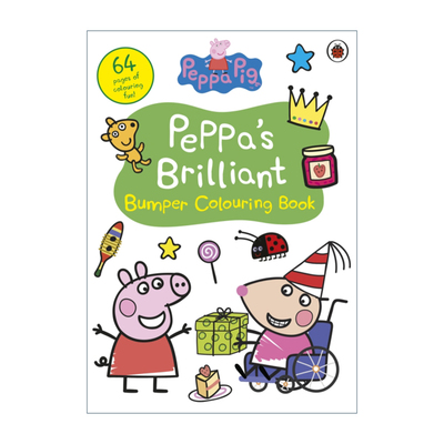 英文原版 Peppa Pig Peppa's Brilliant Bumper Colouring Book 小猪佩奇涂色书 为佩奇的冒险上色 英文版 进口英语原版书籍