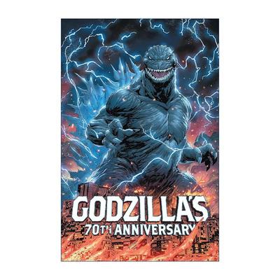 英文原版 Godzilla's 70th Anniversary 哥斯拉 70周年纪念精装收藏版 IDW漫画 Joelle Jones 英文版 进口英语原版书籍