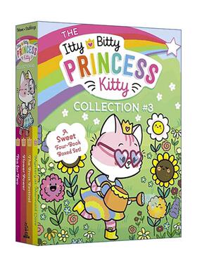 英文原版 The Itty Bitty Princess Kitty Collection 3 小猫公主系列9-12盒装 贝蒂和凯 英文版 进口英语原版书籍