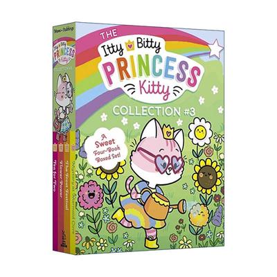 英文原版 The Itty Bitty Princess Kitty Collection 3 小猫公主系列9-12盒装 贝蒂和凯 英文版 进口英语原版书籍